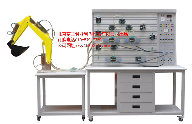 挖掘机液压系统透明液压PLC控制实训装置