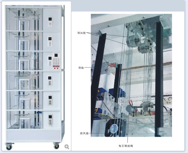 六层透明仿真教学电梯模型 (1DT6-CPU226-EM223)
